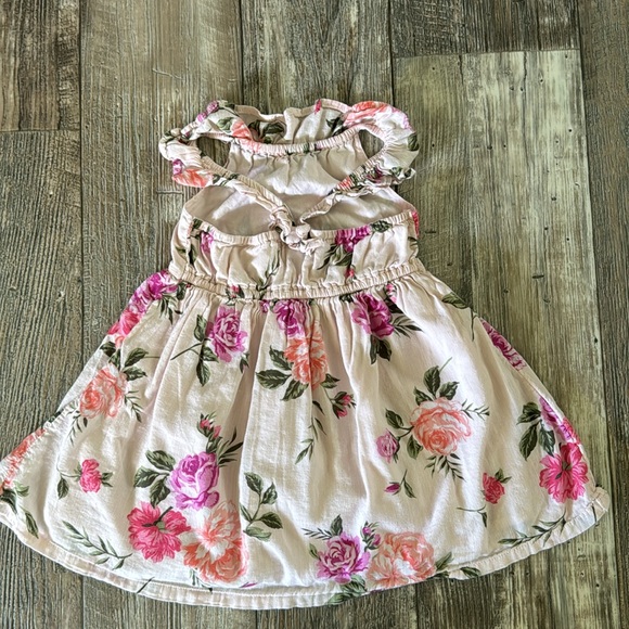 OLD NAVY BEAUTIFUL 🌷 FLORAL TODDLER GIRL DRESS SIZE 3T - Picture 3 of 6